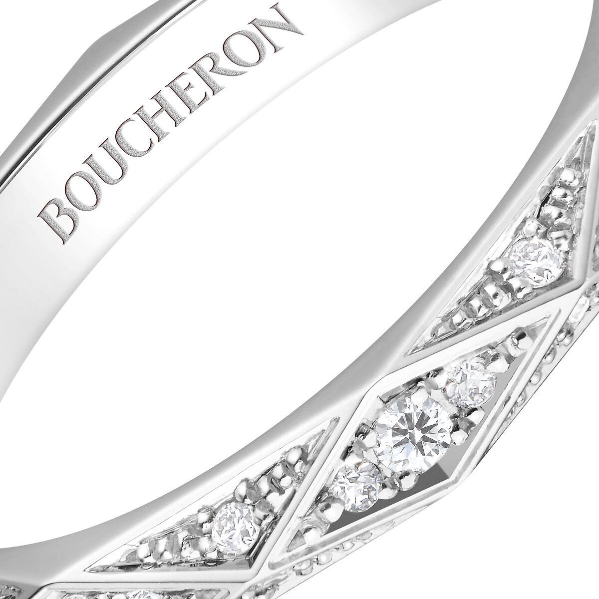 Boucheron facette clearance wedding band