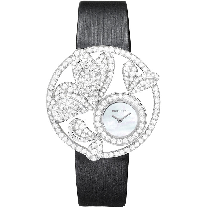 Watch Ajour e Bouquet D ailes Jewelry Watch Diamonds Boucheron